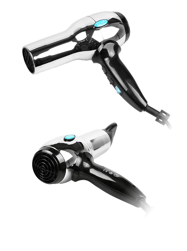 ENZO household high-temperature hot and cold high-power hair dryer with metal stainless steel casing for barber shops and hair salons detail image 5