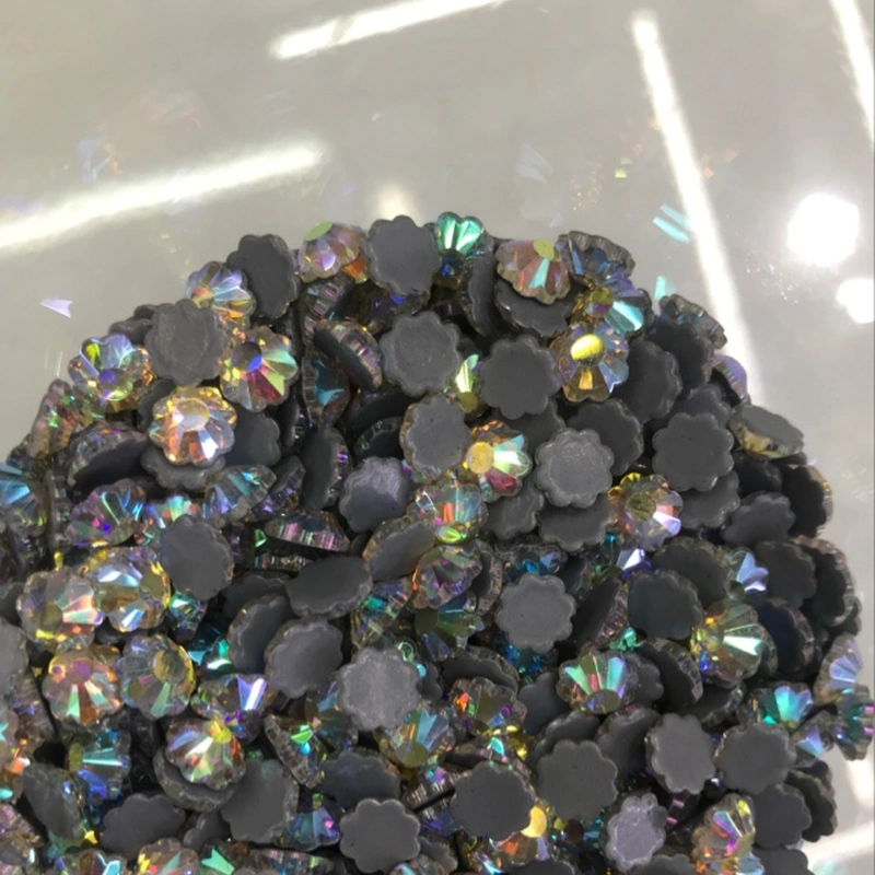 Sunflower Special Shape Boutique Diamond Refraction Angle Multi-Color Dazzling Clothing Accessories Manufacturers Direct Sales