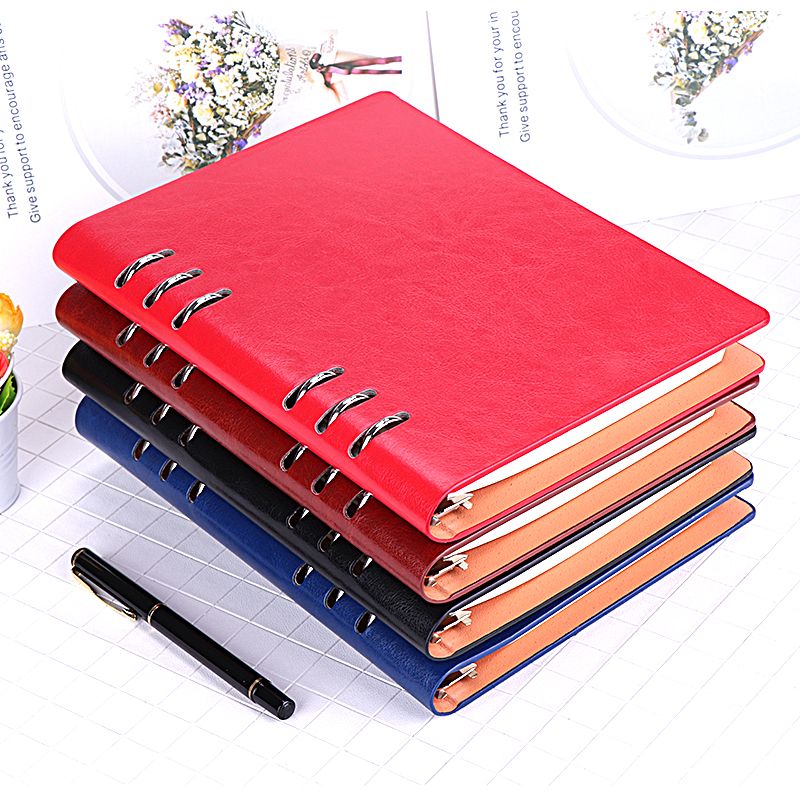 厂家直销商务记事活页本带铁夹，商务记事详情2