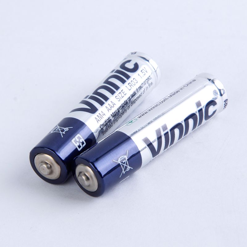 VINNIC银战士碱性7号电池细节图