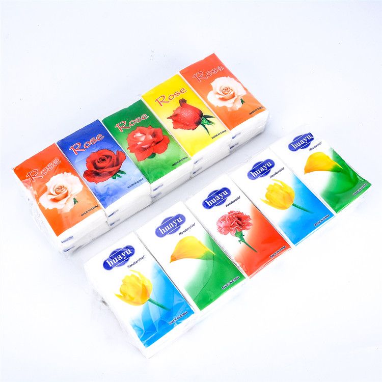 rose2层8张手帕纸广告纸巾厂家直销外贸纸巾批发产品图