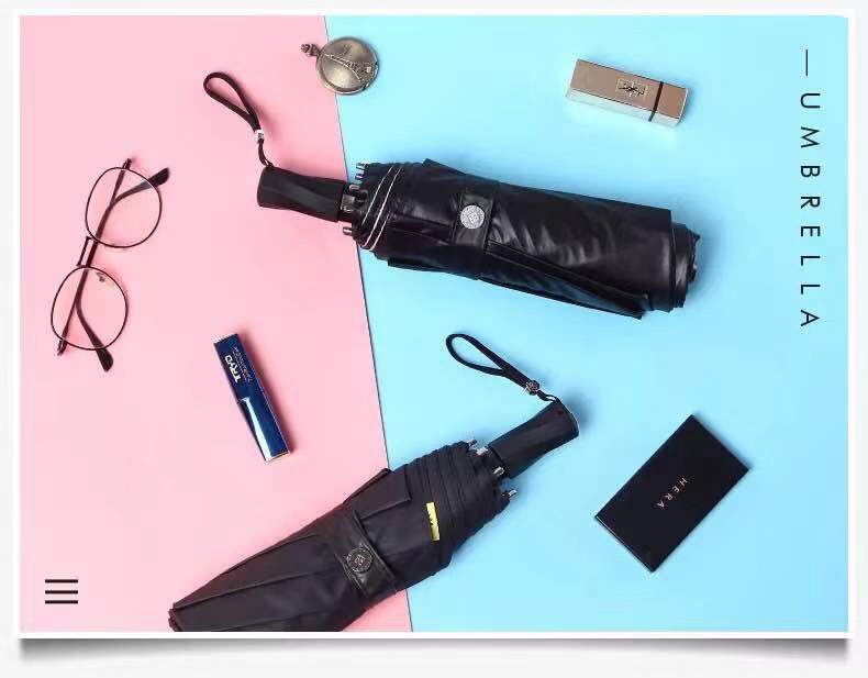 双层加厚防晒折叠伞 女士伞 礼品伞产品图