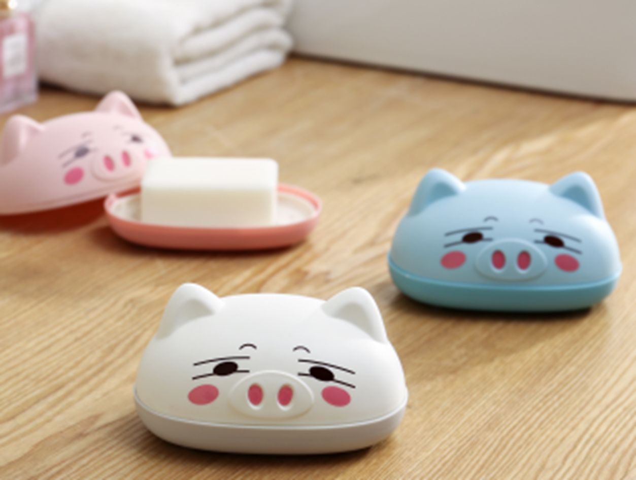 Yiwu Selection Qiqi pig soap box /TZ full figure