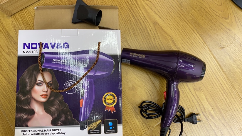 Hair Dryer 0 Cross border hair dryer Household hair salon no harm hair high power low power hot and cold air constant temperature gift hair dryer thumbnail