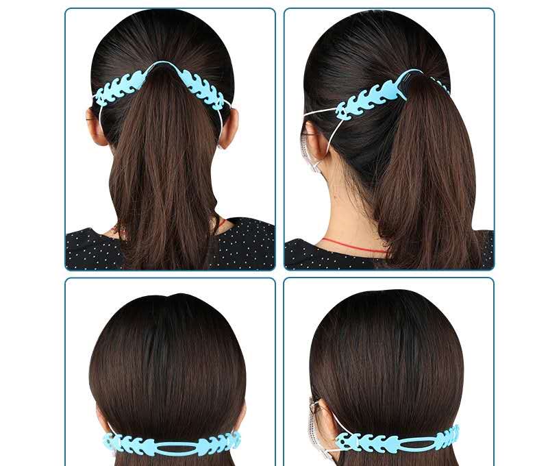 New type of mask companion anti-strangler ear protector mask rope anti-strangler belt adjustment buckle anti-strangler ear hook Specification drawing