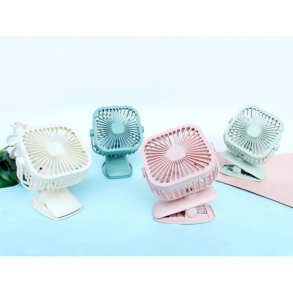 Seven-color light clip fan undefined