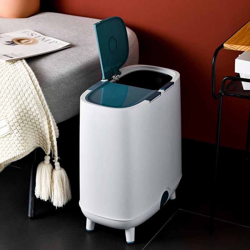 No-bending classified trash can, household press with lid anti-odor, dry-wet separation bucket for living room, kitchen and office Application Scenario
