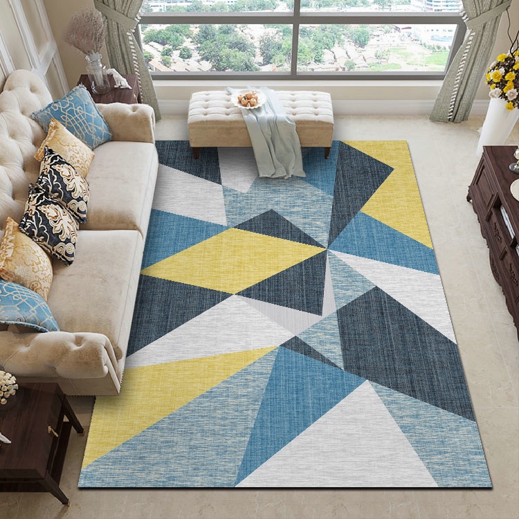 New geometry pattern Norse contracted wind design lives in carpet bedroom living room adornment