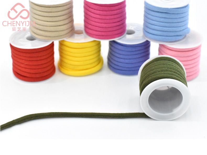 Venta directa de fábrica 6mm*2m color DIY handmade core rope detail image 3