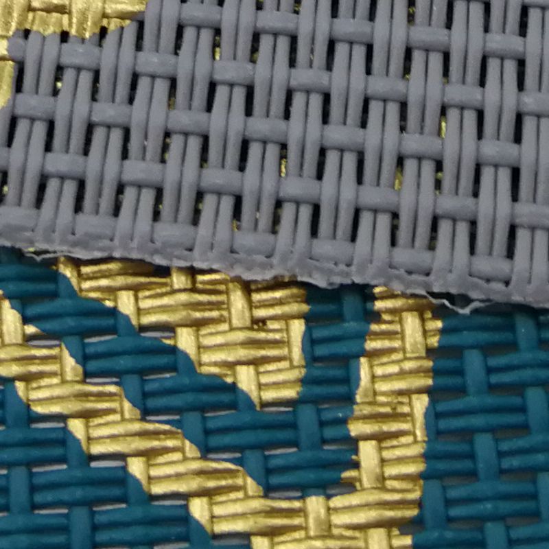 Creative Ins Teslin Printed Gold Placemat Non-Slip Mat Pvc Printed Gold Insulated Bowl Mat Table Mat Cup Mat Factory Direct Sales undefined