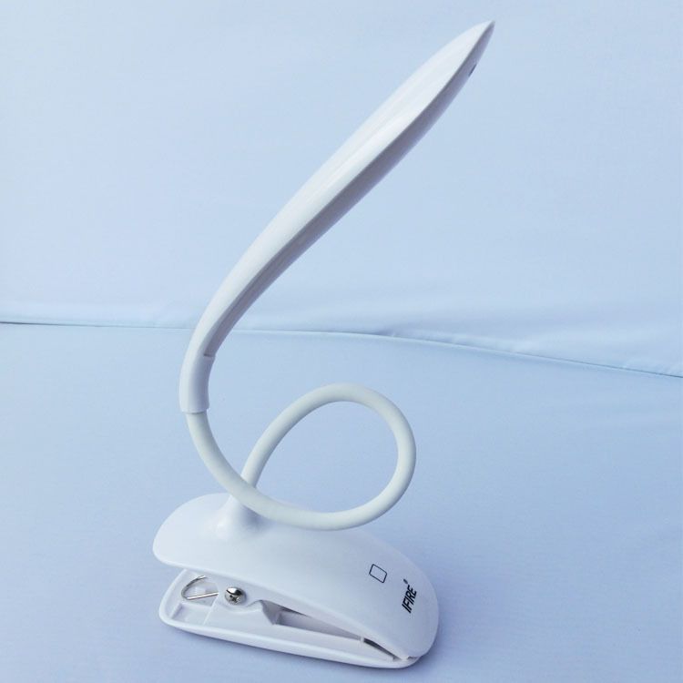 Stylish Nordic simple clip lamp rechargeable LED lamp USB touch learning eye protection lamp