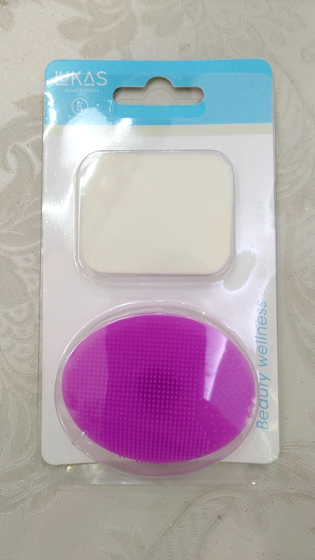 硅胶洗脸刷+乳胶油边粉扑详情图3