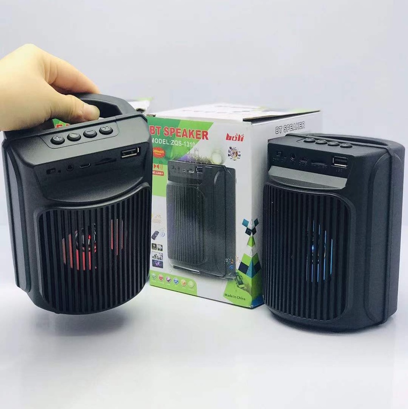 Bluetooth speaker 🆕 model ZQS-1310 dimensions: 103*103*145 MM outer box dimensions: 58.3*58.3* 48.5CM number of boxes: 60 pieces gross weight: 27.5KG color: black [rose] Item Picture