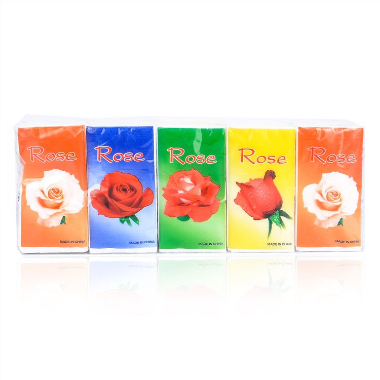 rose2层8张手帕纸广告纸巾厂家直销外贸纸巾批发