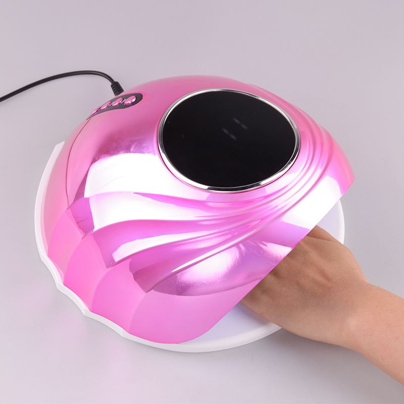 源头工厂跨境新品120W双光源UV美甲灯智能光疗机LED指甲速干烤灯产品图