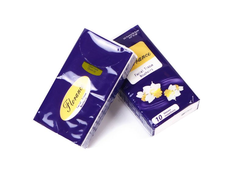 florance纸巾热销3层手帕纸抽纸卷纸厂家定做广告手帕纸巾卫生纸详情图7