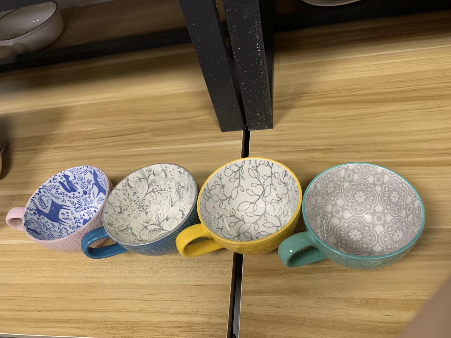 Ceramic Embossed Breakfast Bowl full figure