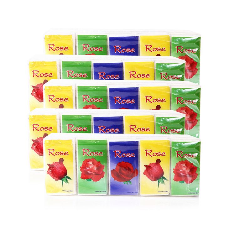 rose2层8张手帕纸广告纸巾厂家直销外贸纸巾批发细节图