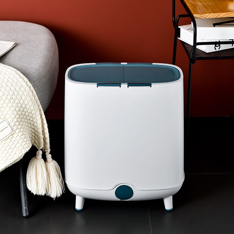 No-bending classified trash can, household press with lid anti-odor, dry-wet separation bucket for living room, kitchen and office full figure