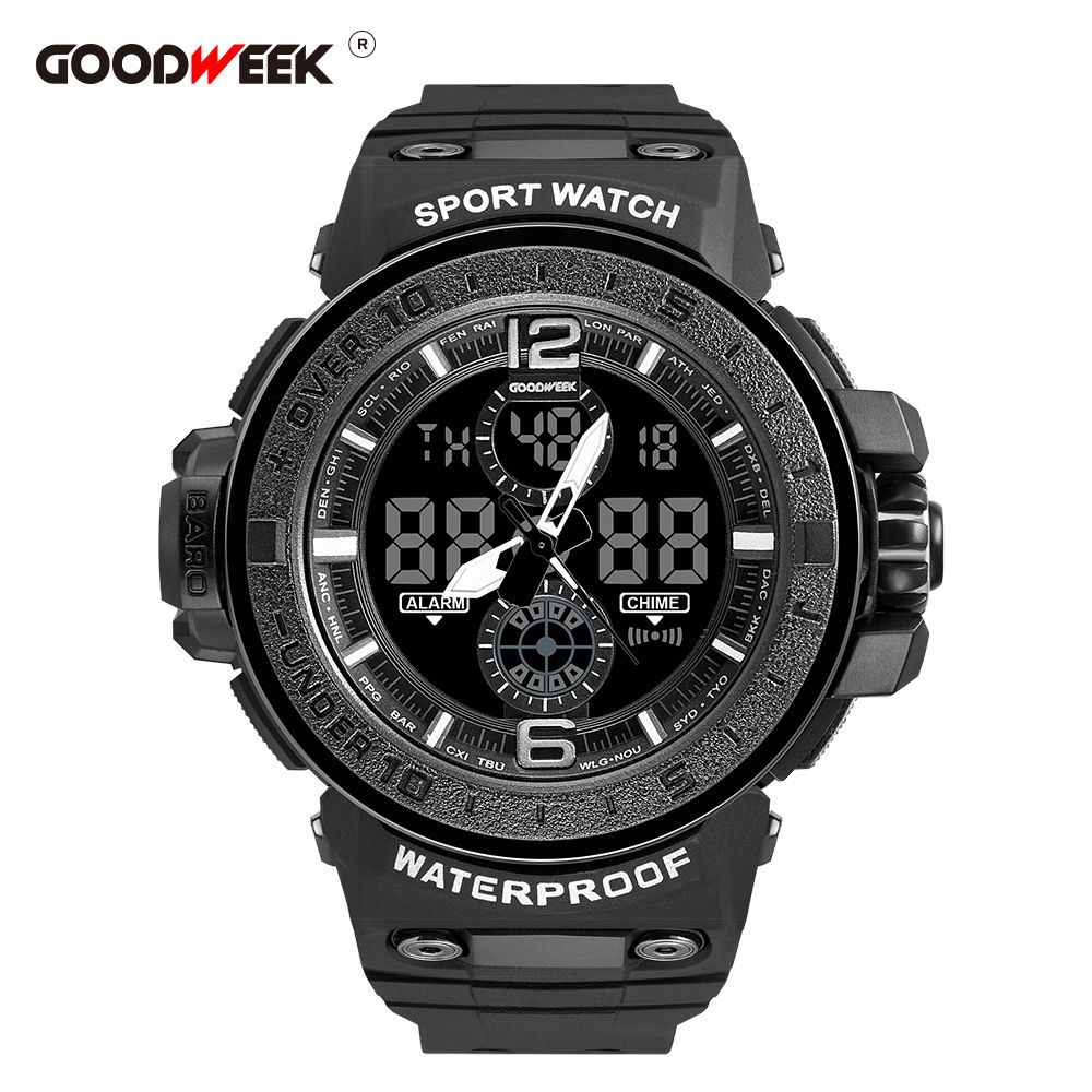 Goodweek Men's Sports Watch Waterproof Army Men's Watch Led Quartz Watch Application Scenario