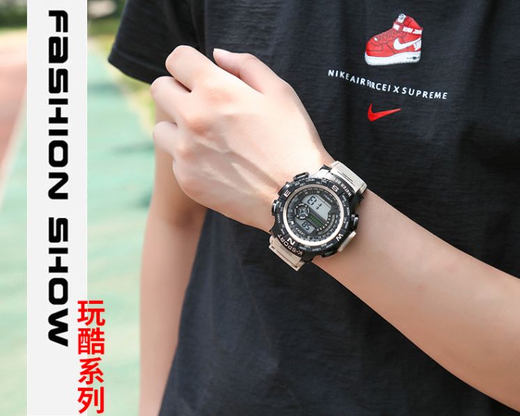 Lasika Men's Watch Student Sports Multi-Function Factory Direct Sales undefined