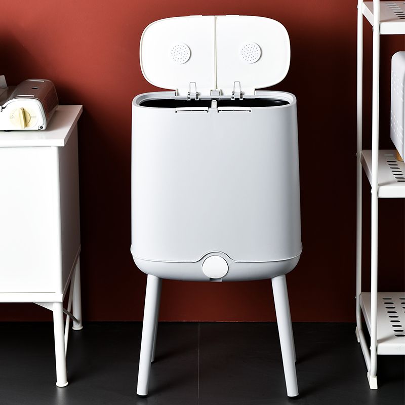 Wholesale of large-sized household garbage classification trash cans with LIDS, specifically designed for kitchens, living rooms, and bathrooms details Picture