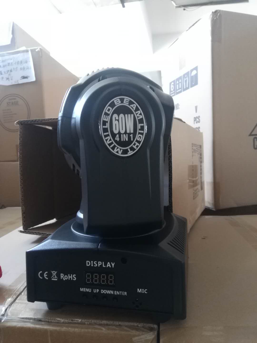 60w舞台摇头灯白底实物图