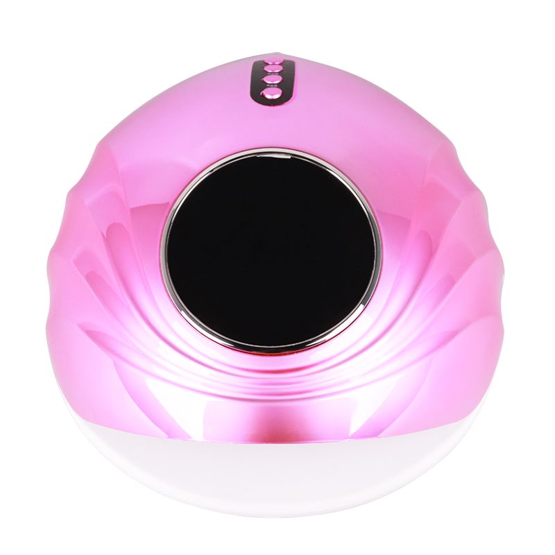 源头工厂跨境新品120W双光源UV美甲灯智能光疗机LED指甲速干烤灯白底实物图