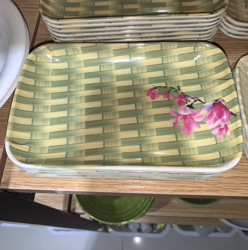 New fruit plate, melon seed plate, residue plate, snack candy, porcelain imitation plate, fruit shell plate, home dining table, bone-spitting plate