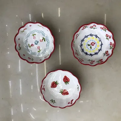 Hotel/Home Painted Snack Pudding Bowl