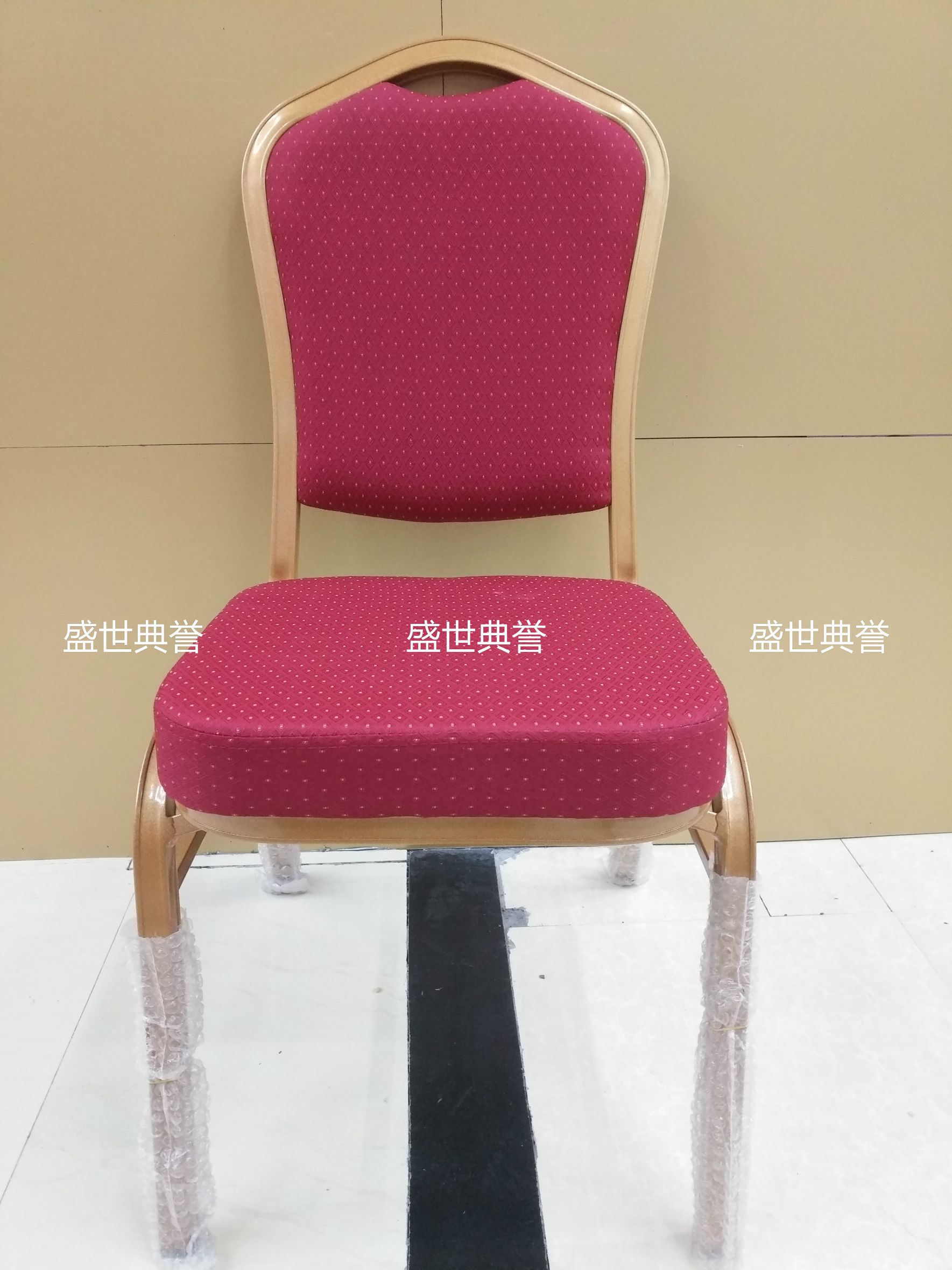 杭州度假酒店宴会家具定做会议中心铝合金椅子饭店婚宴会议桌椅详情图5