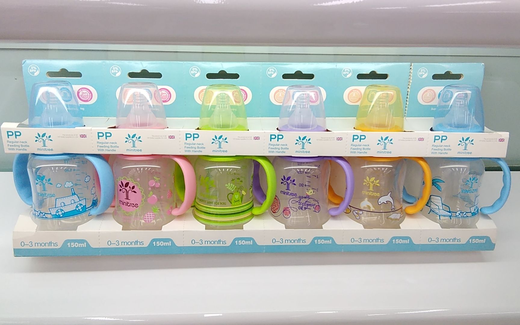 minitree factory direct sales 6-piece baby bottles, baby one-piece baby bottles pic 1