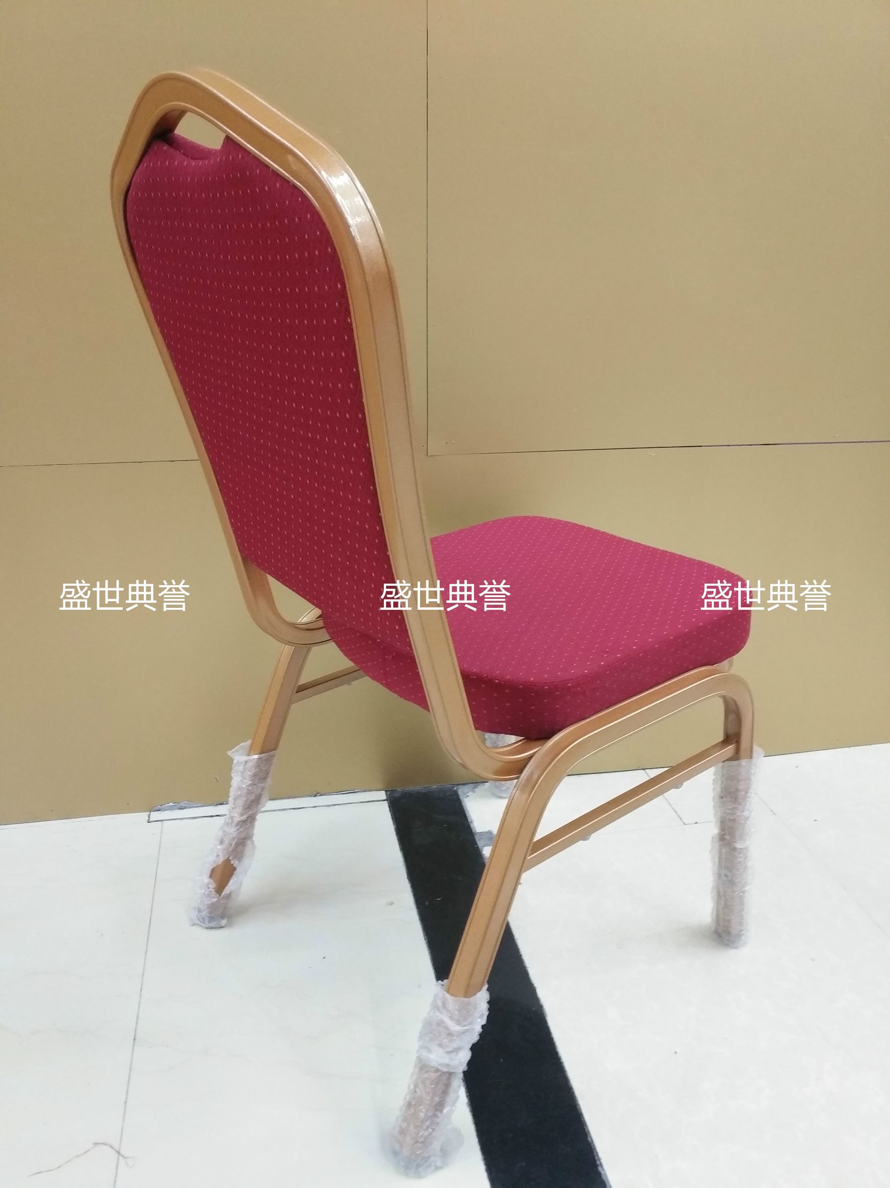 上海五星级酒店宴会铝椅外贸铝合金椅子婚宴酒席餐桌椅会议培训椅详情图4
