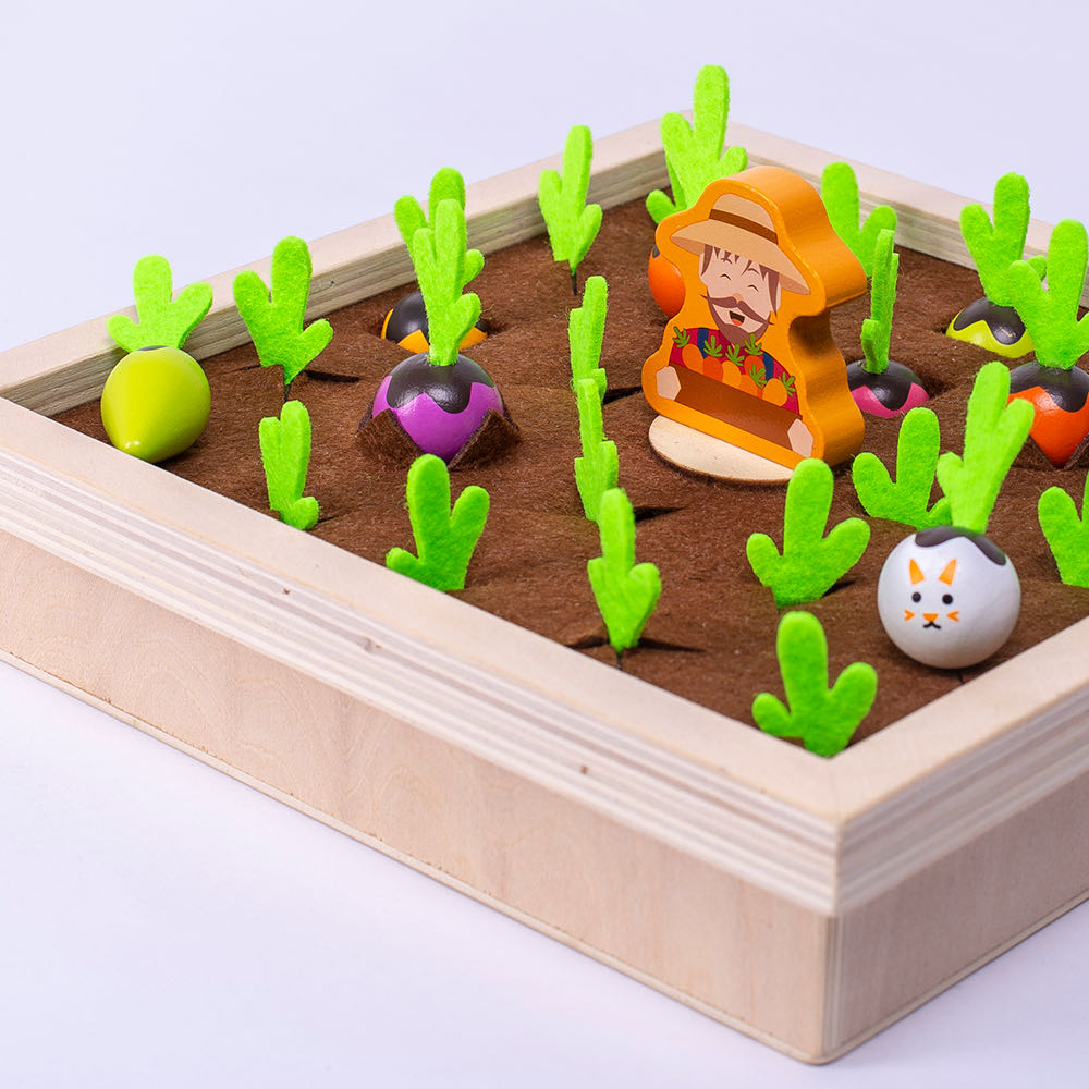 New fun board game pull radish Lianliankan game children's educational wooden toys children grasp sensory building blocks fun vegetable memory game Application Scenario