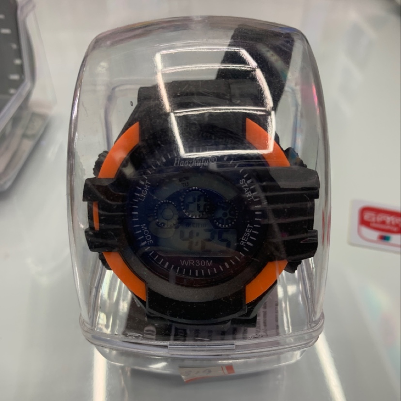 Electronic watch orange student