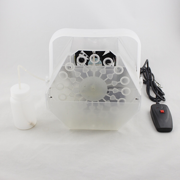 2025 新款迷你彩色带灯雾泡机泡泡机婚庆舞台特效道具活动氛围节日道具透明塑料泡泡机摩天轮圣诞节万圣节生日派对儿童玩具白底实物图