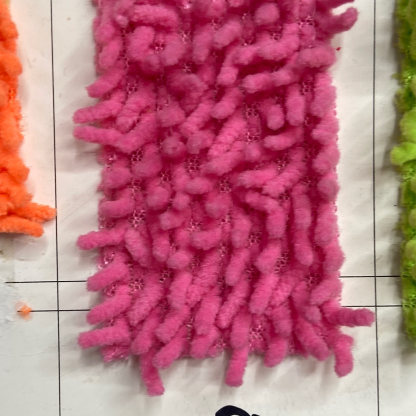 Pink fine mop fabric, doll pillow fabric, clothing accessories, handicrafts, headwear fabric