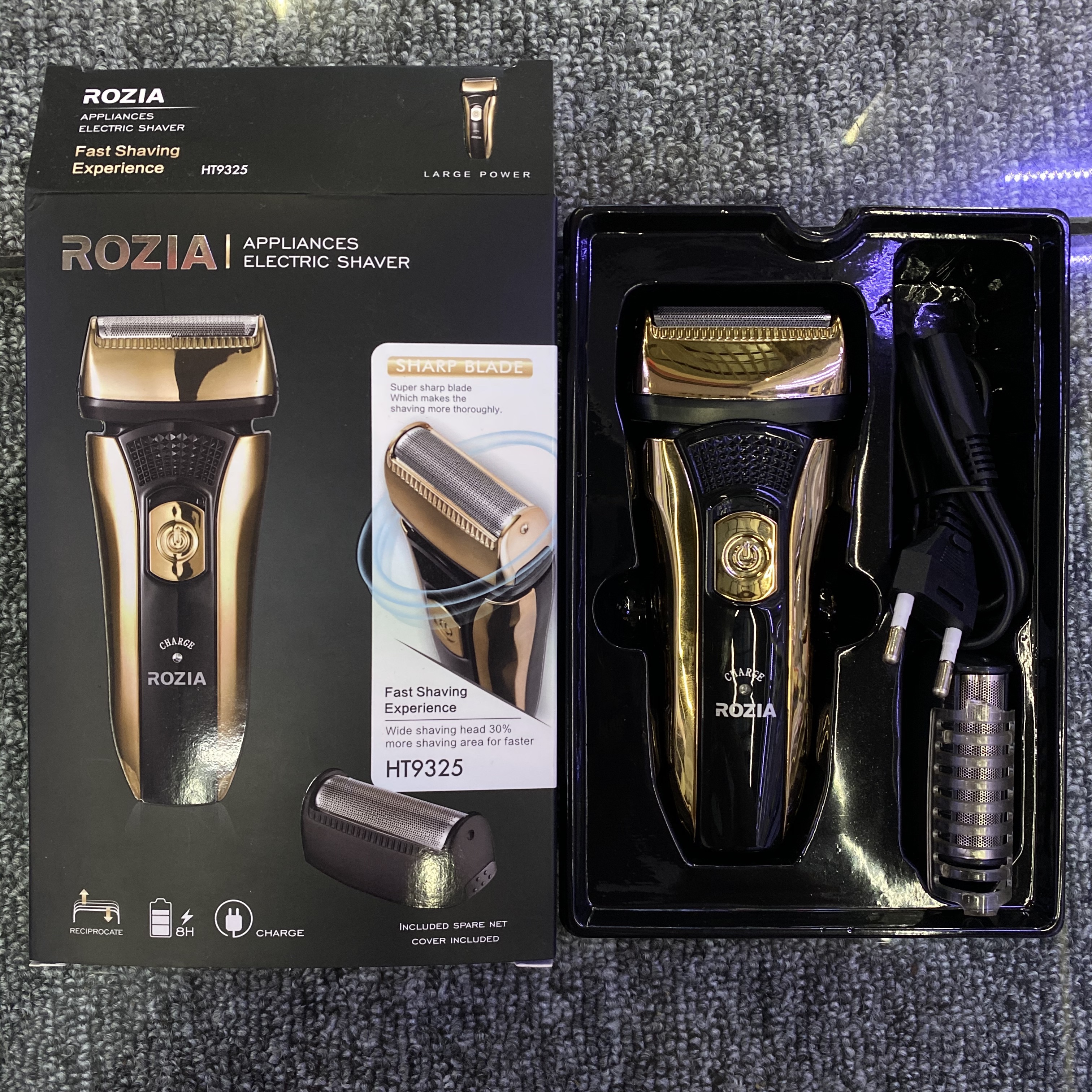 Rozia Men's reciprocating Razor HT9325 details Picture