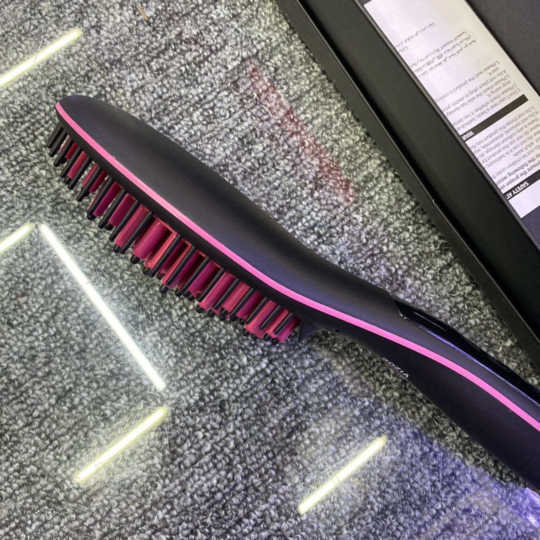 ROZIA hair care products straightening comb with LED display adjustable temperature HR765 detail image 4