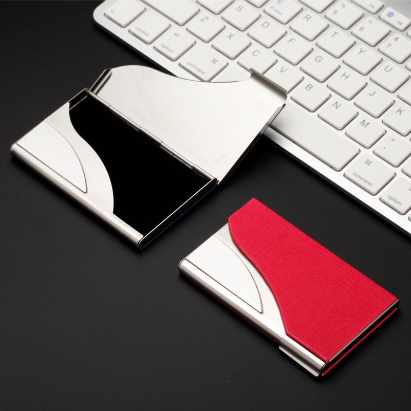 Semi-Arc Card Holder Car Gift Moon Shell Bone Business Card Holder Laser Logo- Application Scenario