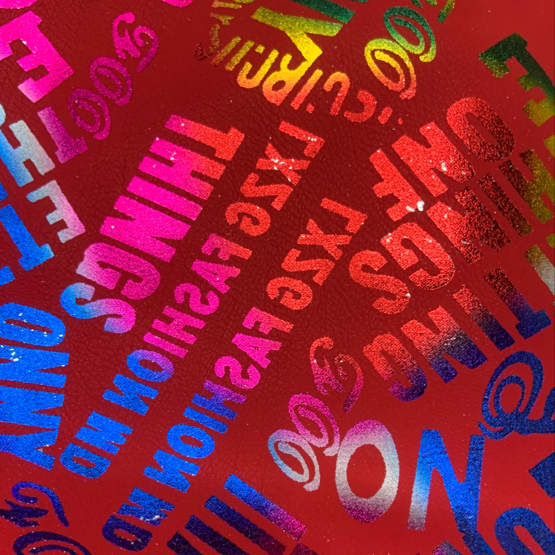 pu鞋用羊巴烫金