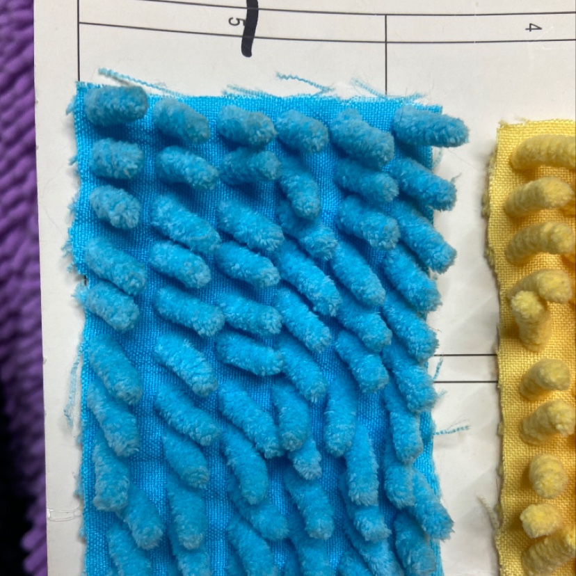 Blue Thick Mop Fabric Doll Throw Pillow Fabric Clothing Ornaments Arts And Crafts Headdress Fabric