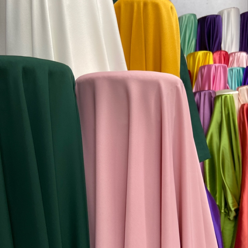 Pink honeycomb linen fabric for clothing, fabric decorations, handicrafts and headwear