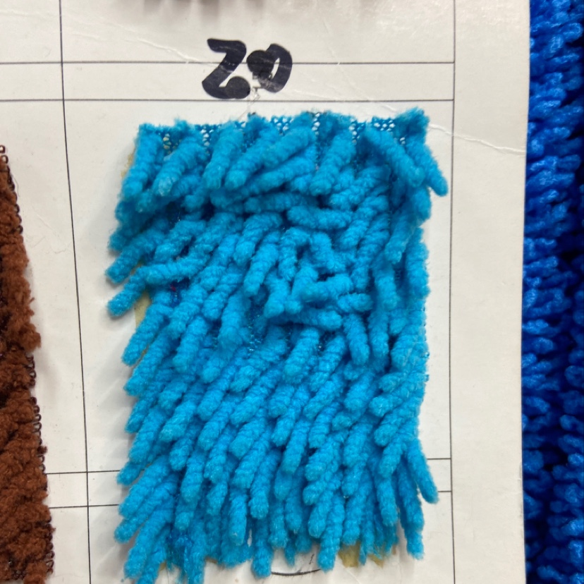 Blue fine mop fabric, doll pillow fabric, clothing accessories, handicrafts, headwear fabric