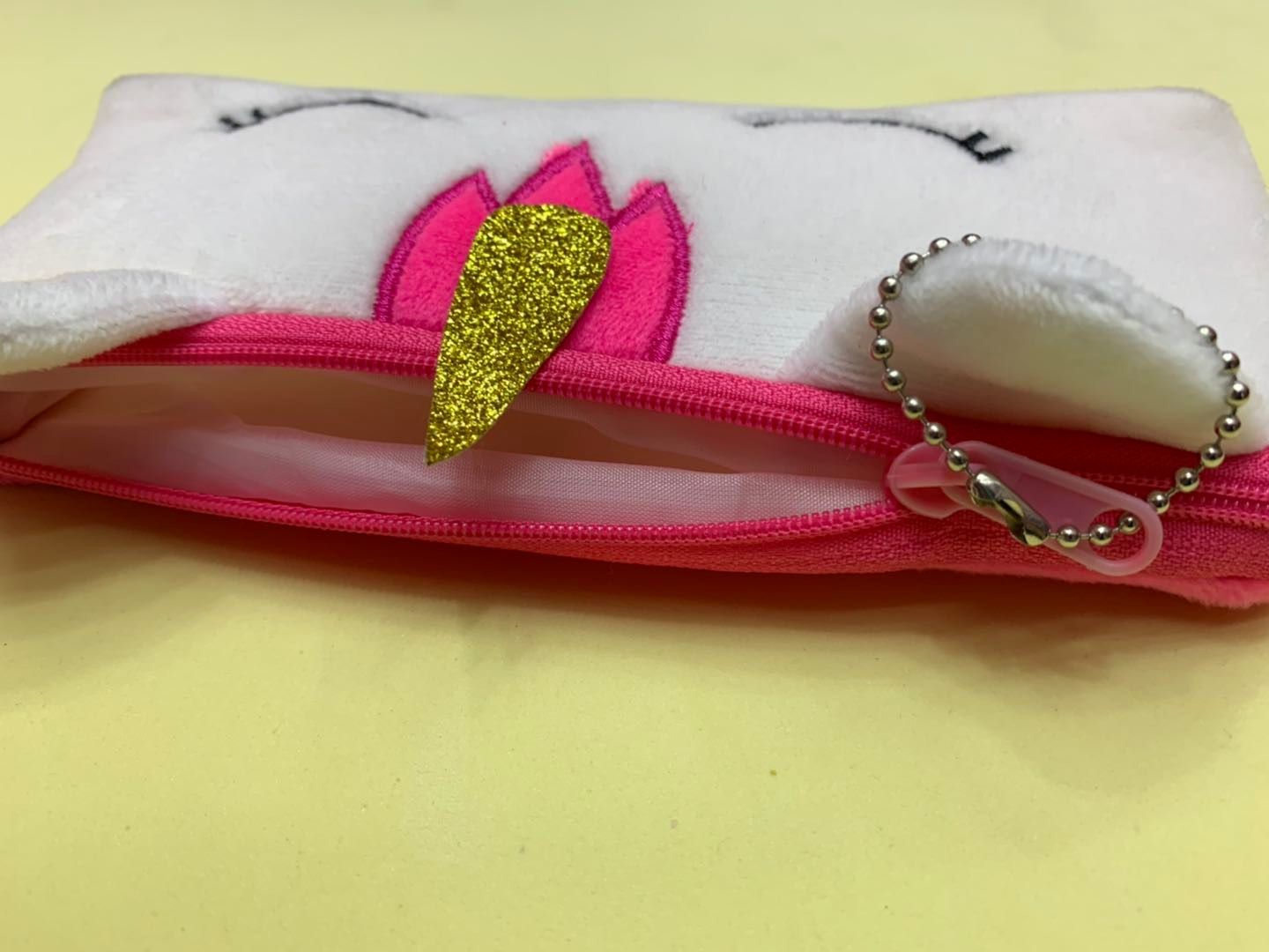 Polyester animal unicorn pen case creative children's cartoon toy storage case detail image 2