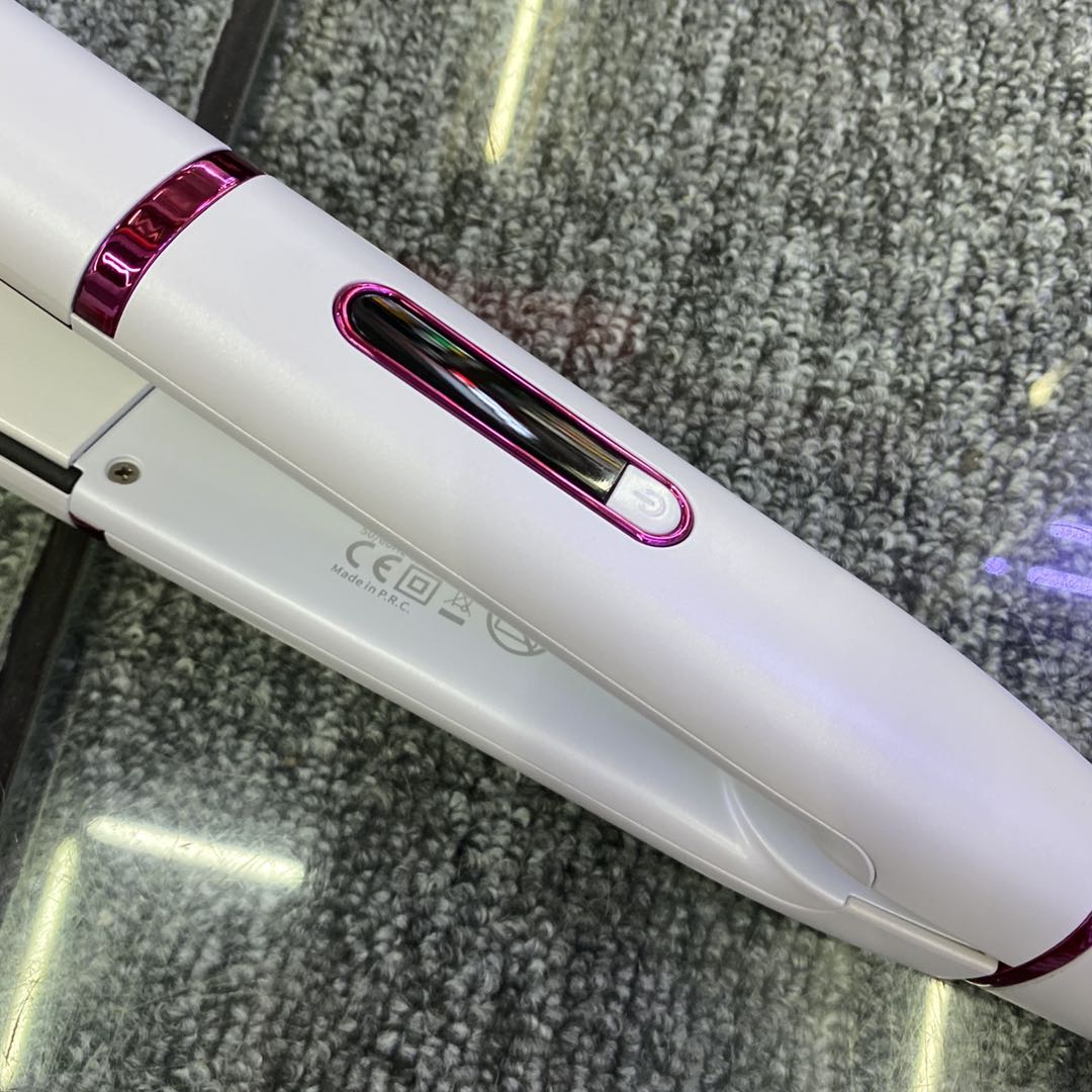 The adjustable temperature range of the Rozia lady's straight plate holder shows HR790S detail image 4