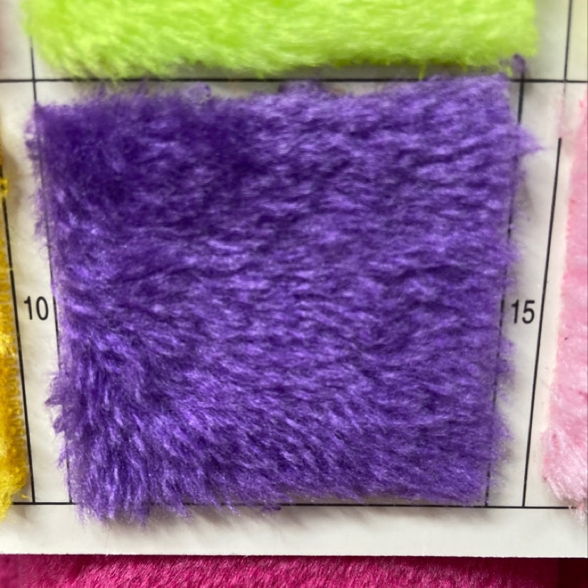 Purple Cut Circle Flannelette Fabric Doll Pillow Fabric Clothing Ornaments Arts And Crafts Headdress Fabric