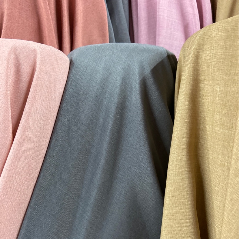 Grey Korean linen fabric for clothing, fabric decorations, handicrafts and headwear