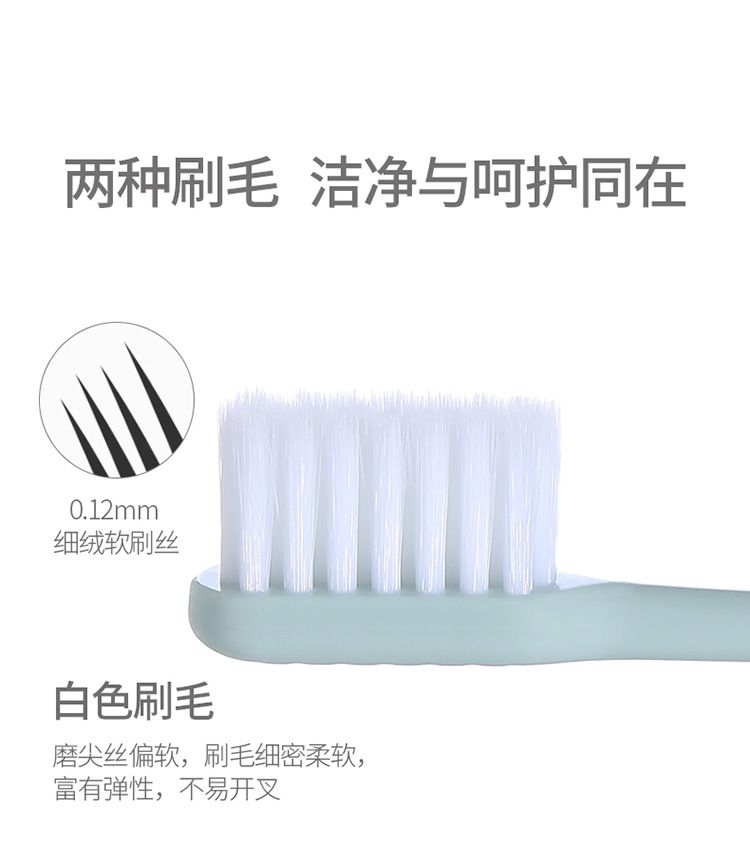 Soft-bristled adult toothbrush, individual packaging, large-head spiral, men's and women's household, family size detail image 10