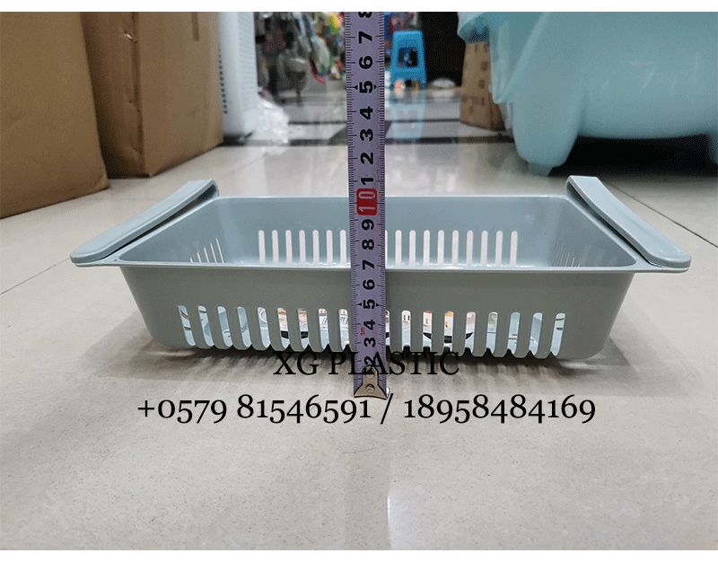 新款冰箱10格鸡蛋收纳盒冰箱收纳架家用时尚冰箱隔板抽拉式储物架详情图4